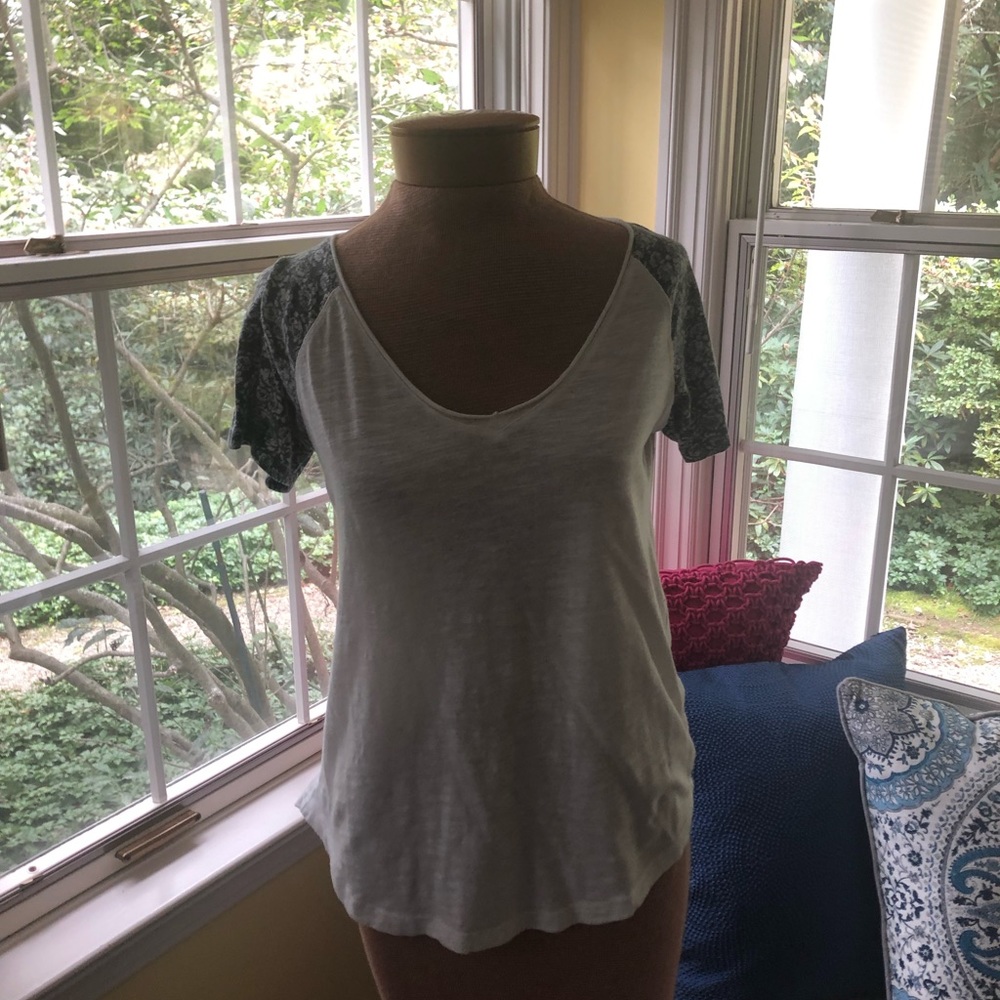 Floral Baseball Tee